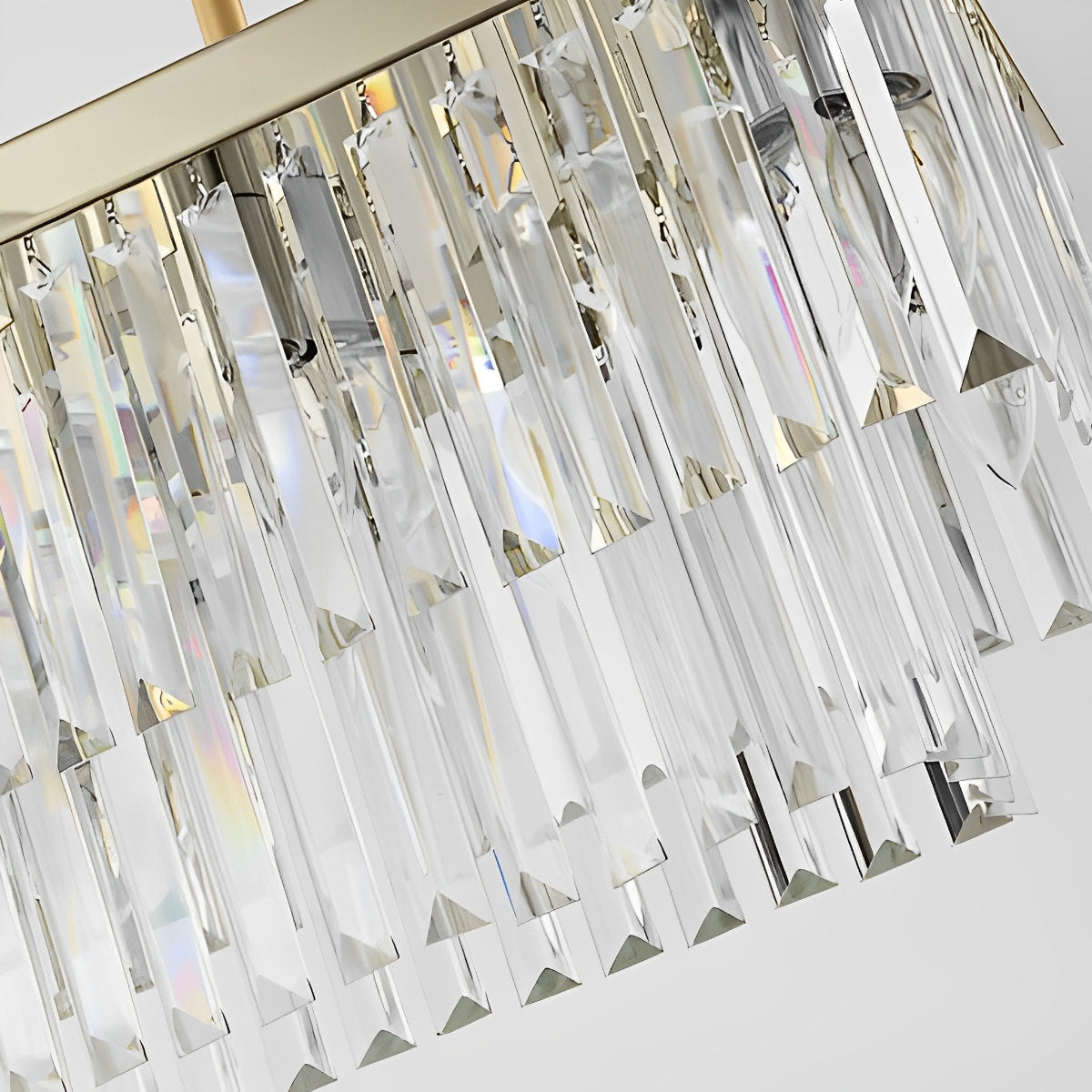 Modern 3 Level Dimmable Crystal LED Chandelier