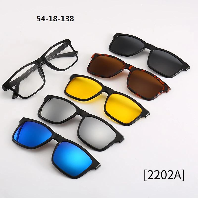 Stylish Polarized Sunglasses with Magnetic Lenses - Halri