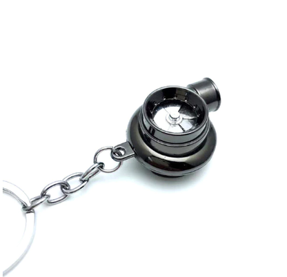 Compact Keychain LED Torch Fan