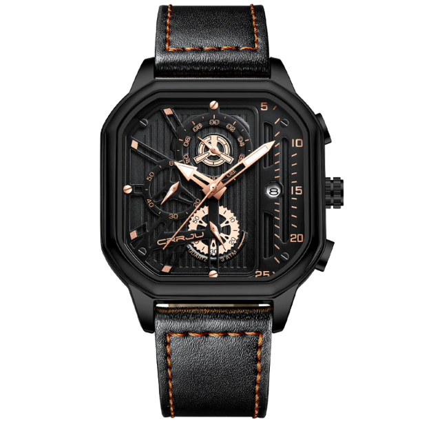 Classic Style Waterproof Square Watch
