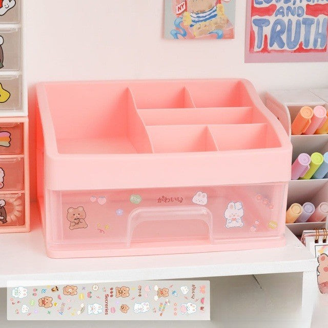 Halri | Compact Office Desk Storage Container Box - Halri
