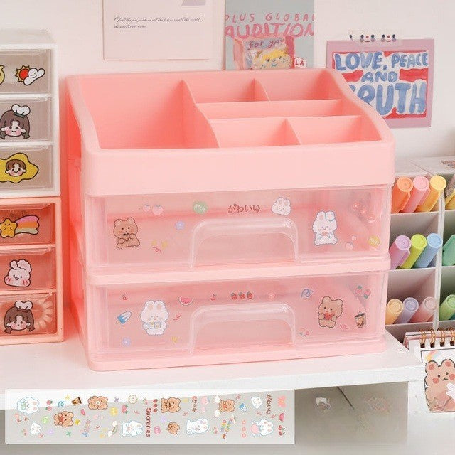 Halri | Compact Office Desk Storage Container Box