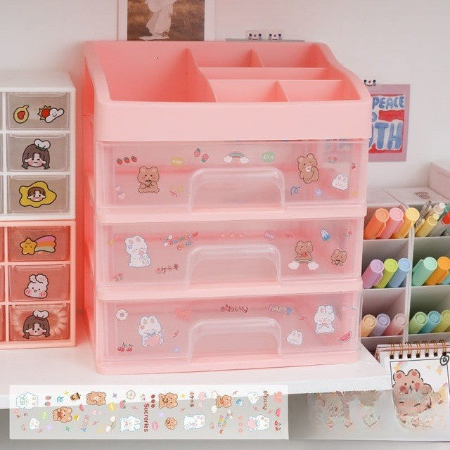 Halri | Compact Office Desk Storage Container Box