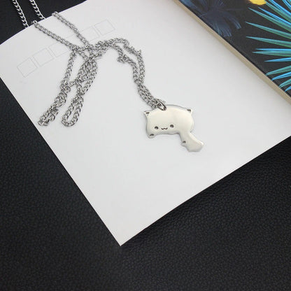 Fun Feline Magnet Pendant Necklace - Halri