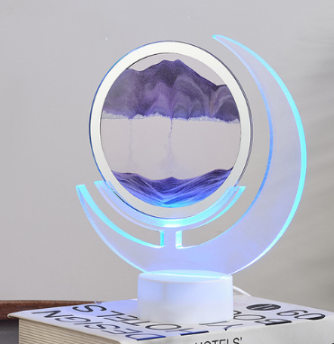 Glowing Moon Shaped Bedside Nightlight