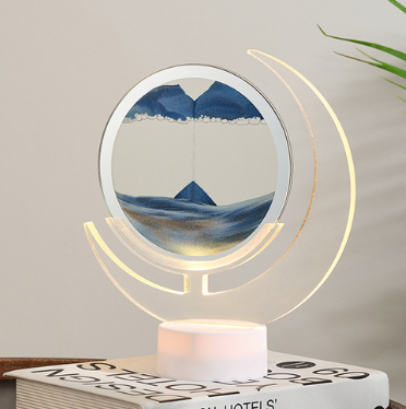 Calming Moon Shaped Bedside Nightlight