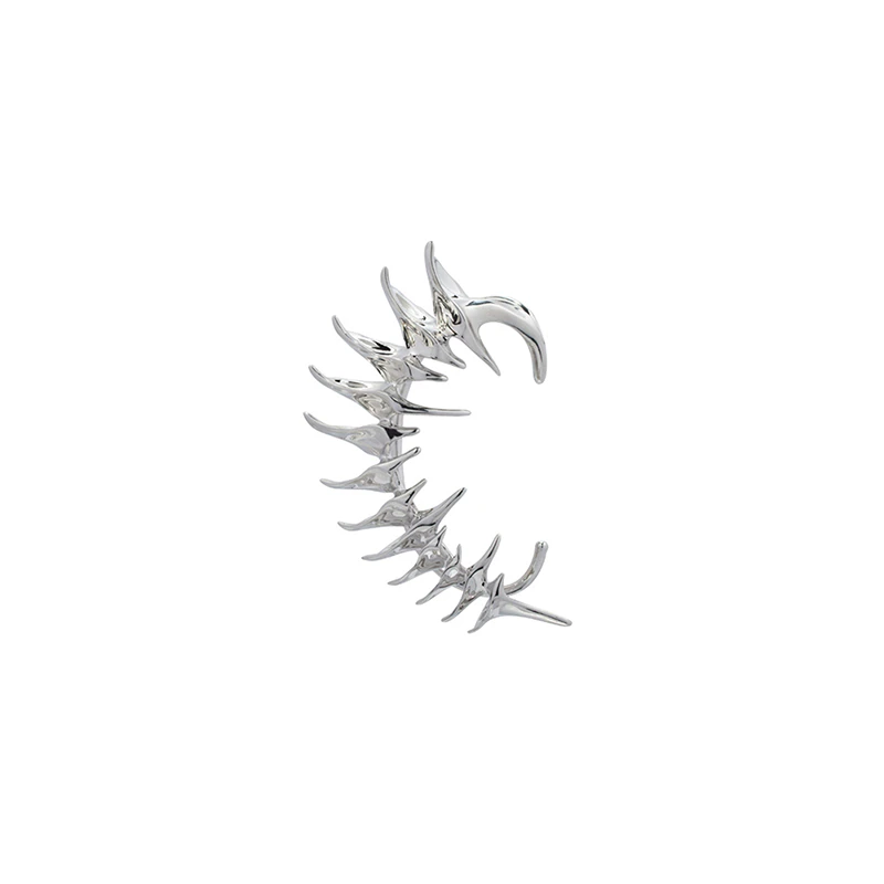Edgy Punk Spike Earring Clip - Halri