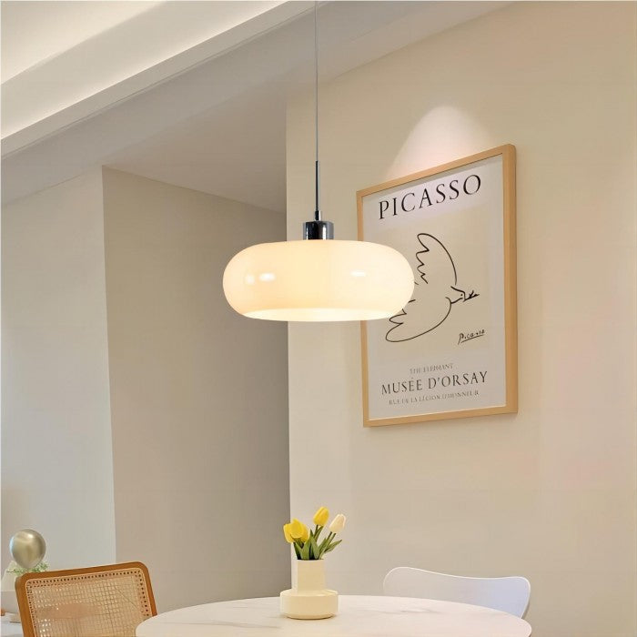 Nordic Bauhaus Glass Pendant Light