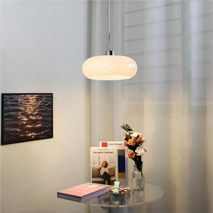 Nordic Bauhaus Glass Pendant Light