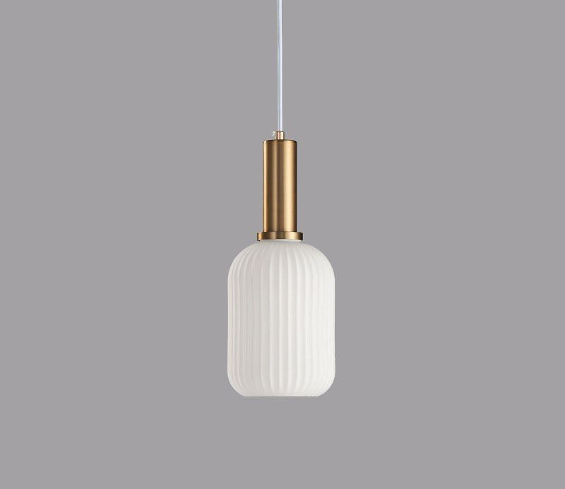 Vintage Glass Hanging Lamp