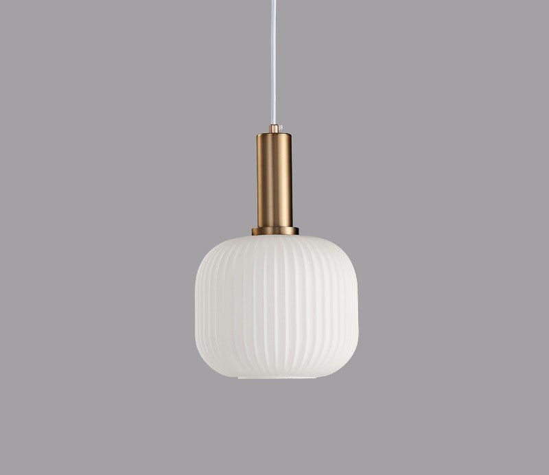 Vintage Glass Hanging Lamp
