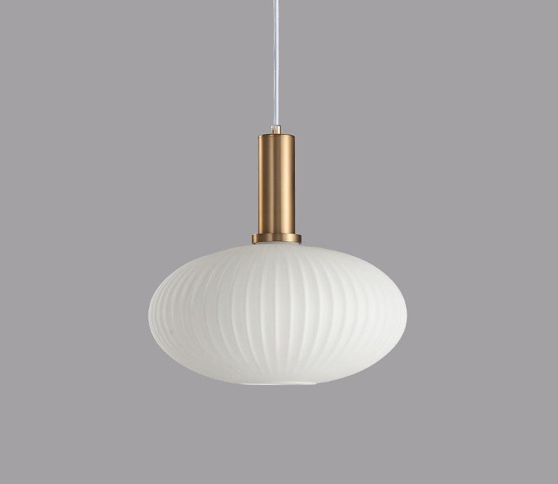 Vintage Glass Hanging Lamp