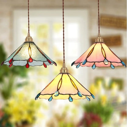 Classic Colorful Glass Hanging Lamp - Halri