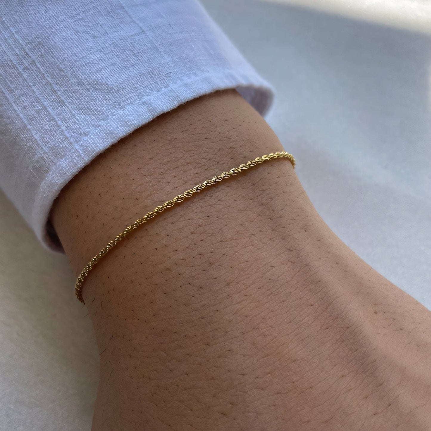Lovely Matching Rope Chain Couple Bracelet Set