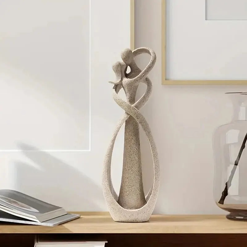 Beautiful Heart Shaped Love Sculpture Figure - Halri