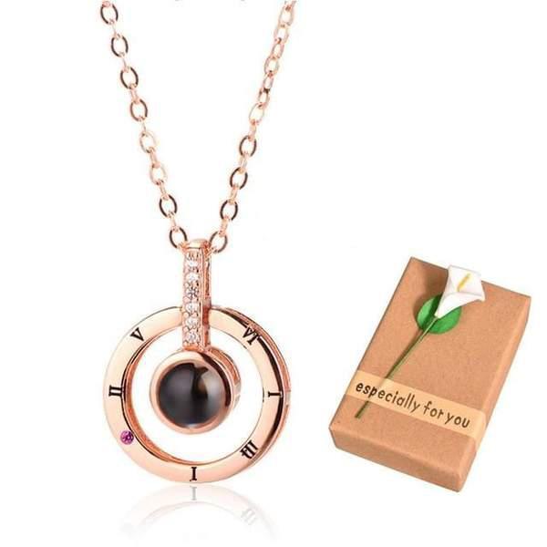 Romantic Multilingual Heart Love Necklace - Halri