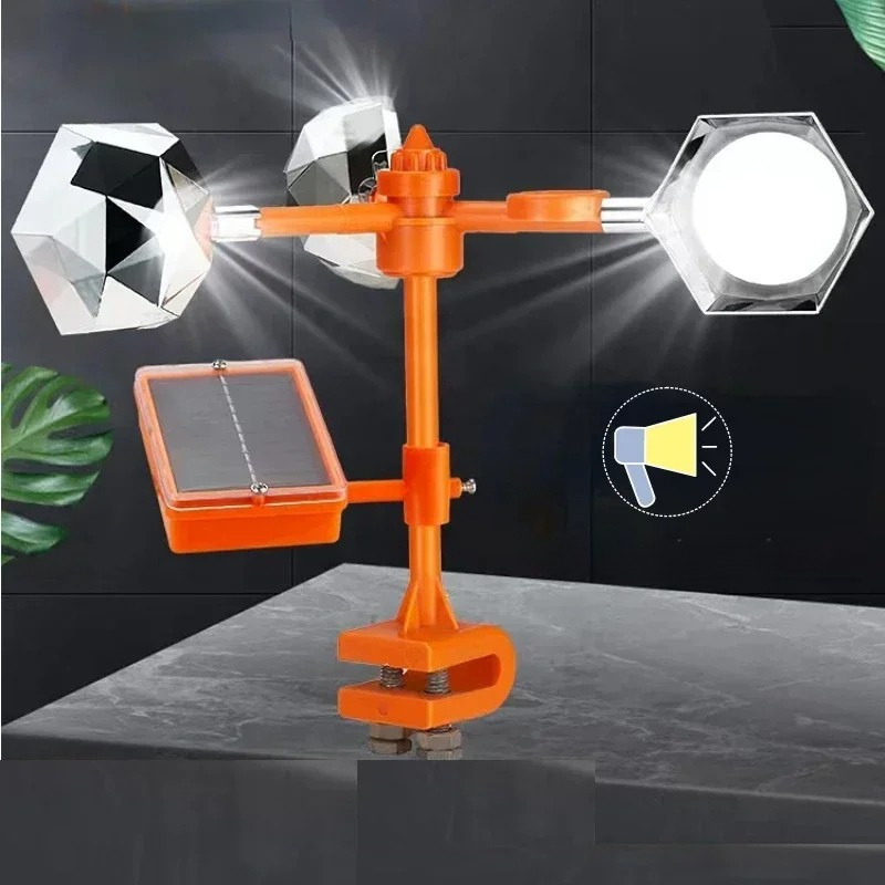 Motion Activated Solar Bird Repellent Device - Halri