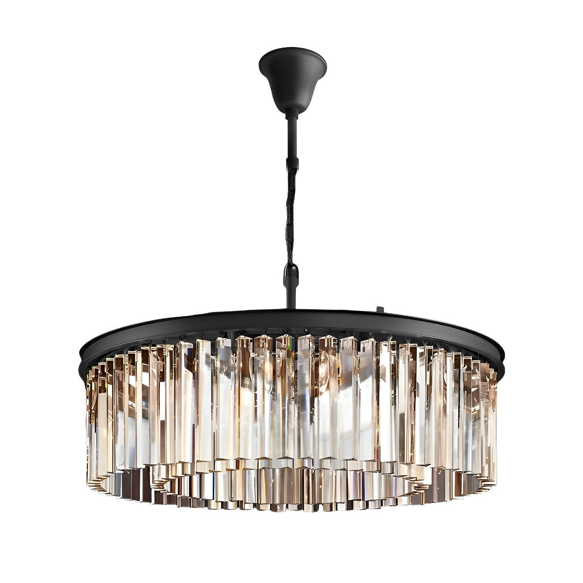 Rustic Glass Drop Vintage Country Chandelier