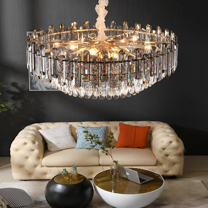 Luxurious Crystal Drop Pendant Chandelier