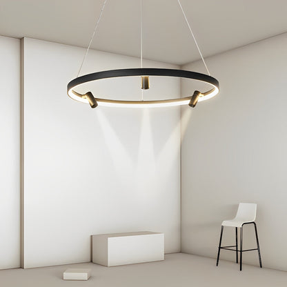 Unique Circle Pendant LED Hanging Light - Halri