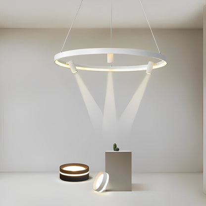 Unique Circle Pendant LED Hanging Light