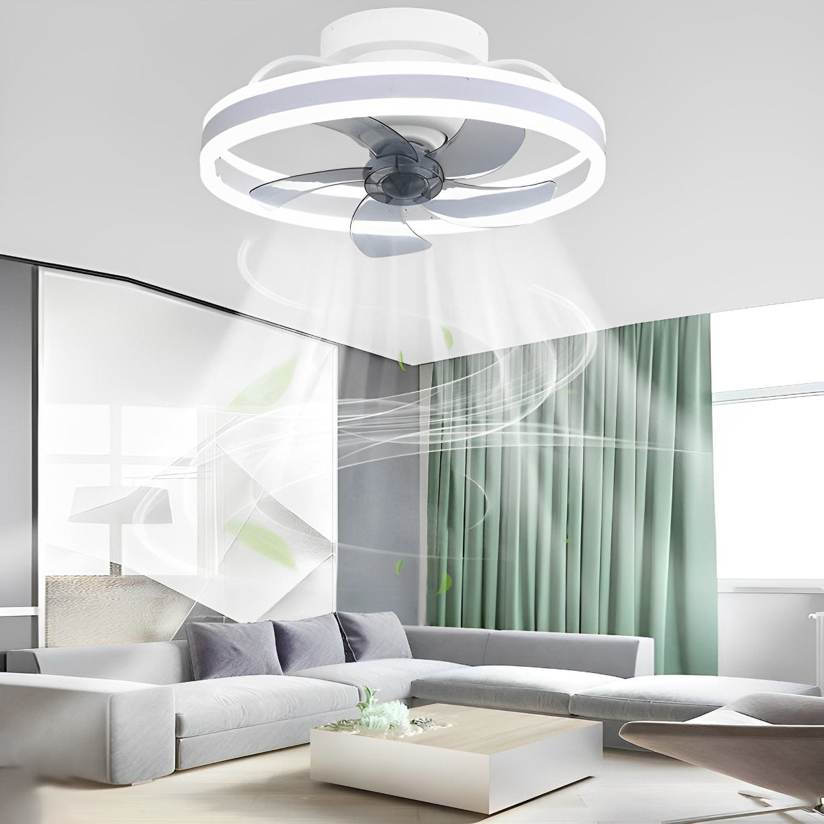 Adjustable Brightness 360 Spin LED Modern Ceiling Light Fixture
