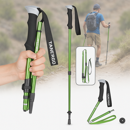Lightweight Collapsible Hiking Sticks for Trekking & Walking