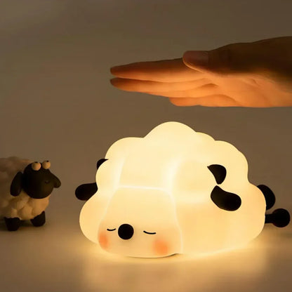 Fun Kids Nightlight - Colorful Silicone Lamp with Rechargeable Battery