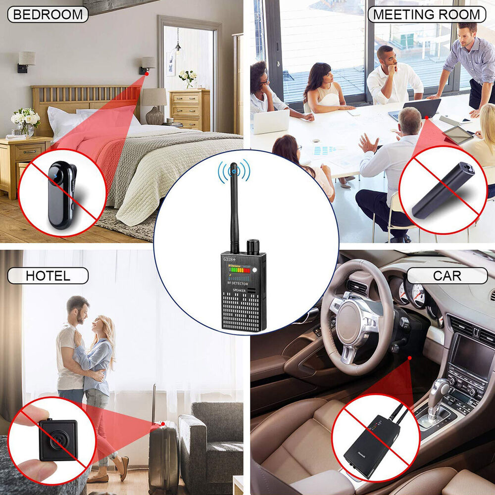 Compact Spy Camera Detector and GPS Tracker Device