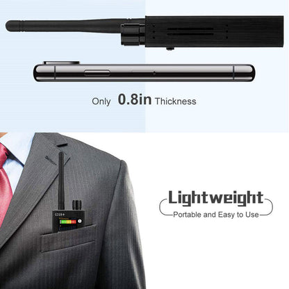 Compact Spy Camera Detector and GPS Tracker Device