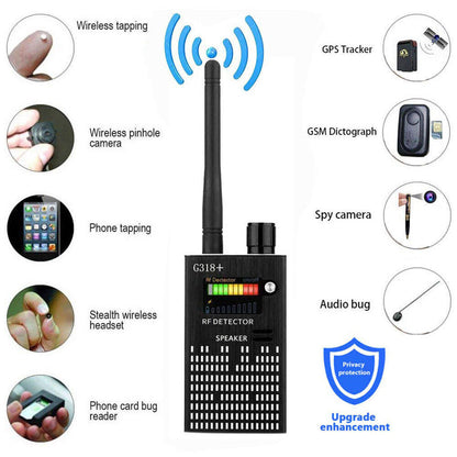 Compact Spy Camera Detector and GPS Tracker Device