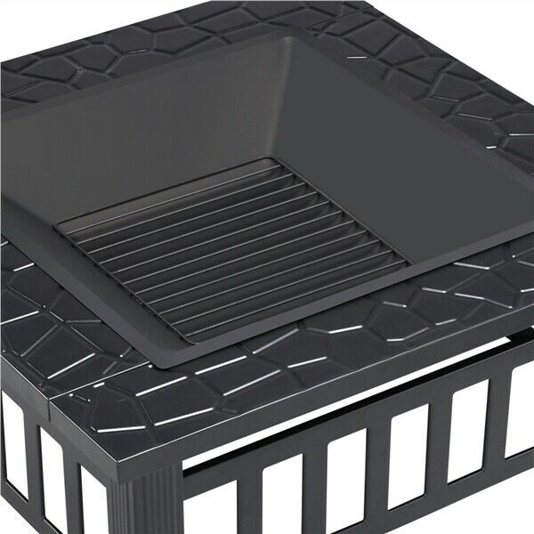 Large Backyard Patio Fire Pit Table