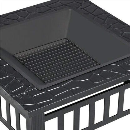 Large Backyard Patio Fire Pit Table