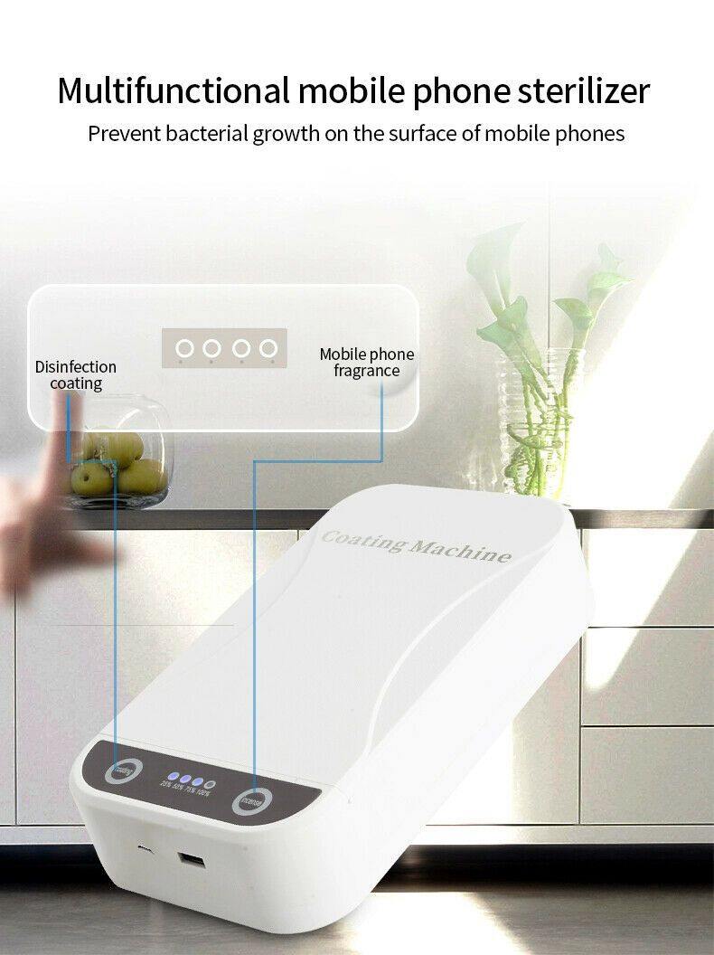 Ultraviolet Cell Phone Sterilizer Sanitizer Box Case Cleaner UVC - Until Times Up