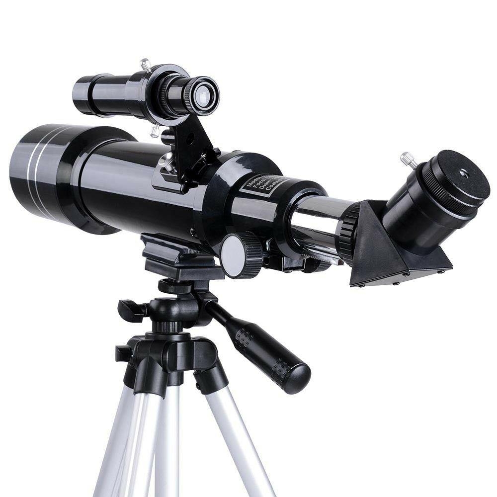 Compact Beginner Refractor Telescope 400/70mm 66x Magnification - Halri