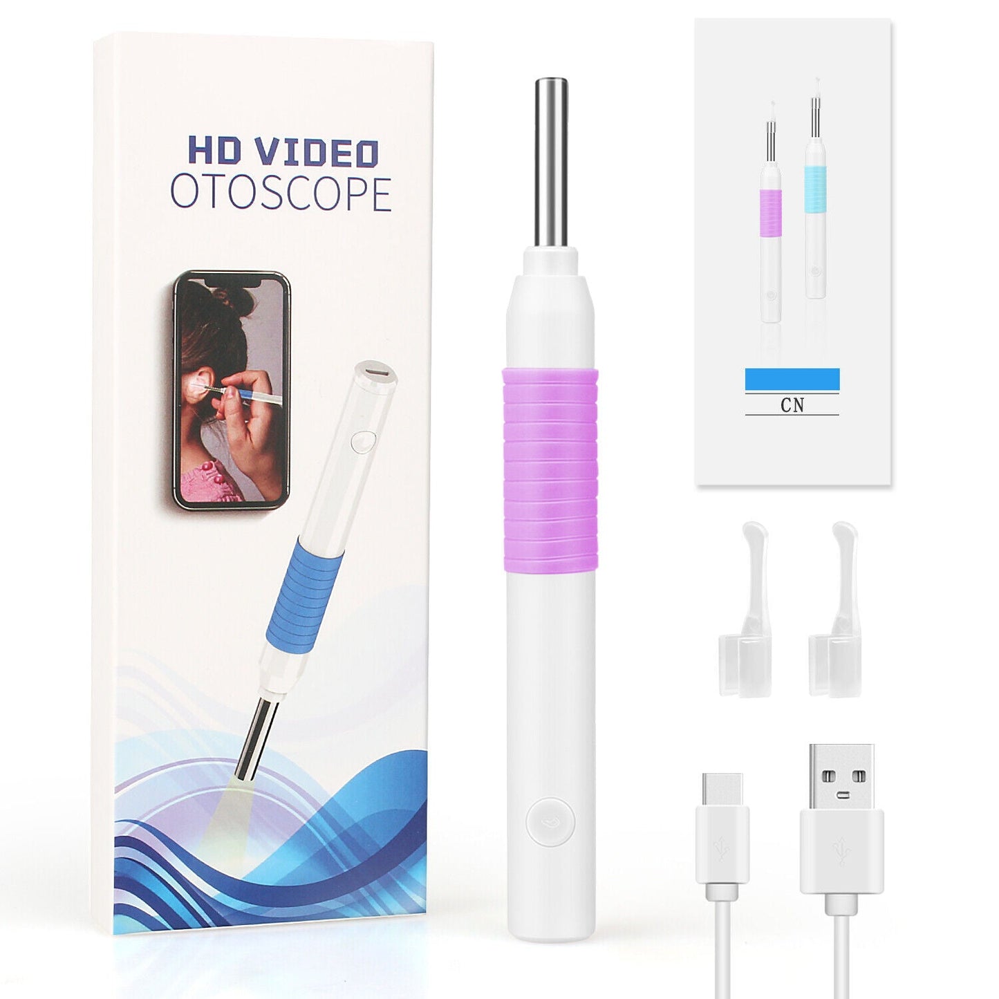 Wireless Ear Cleaner Endoscope Removal Kit