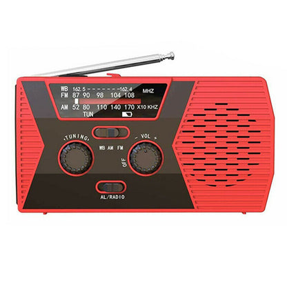 Portable Solar Hand Crank Weather Radio Charger