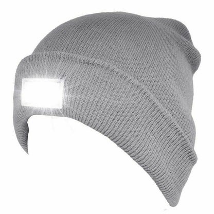 Bright LED Headband Running Light Beanie