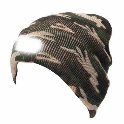 Bright LED Headband Running Light Beanie