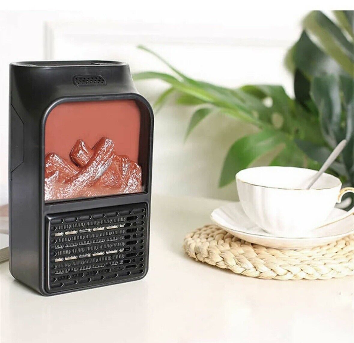 Compact Powerful Electric Space Heater for Home Use
