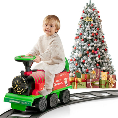 Fun Electric Ride On Train Set For Kids 6V