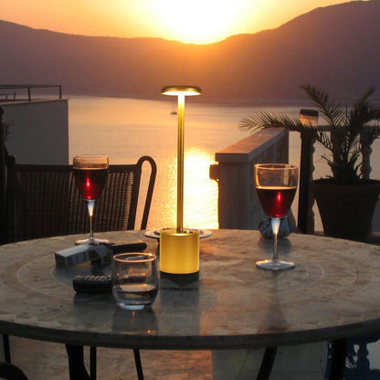Contemporary Portable Battery LED Side Table Lamp