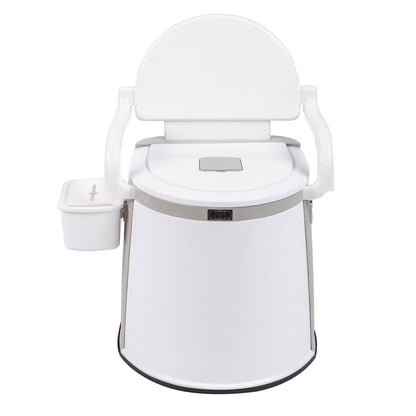 Compact Travel Toilet with Handles for Adults