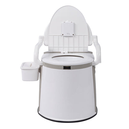 Compact Travel Toilet with Handles for Adults