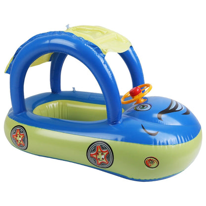 Portable Infant Pool Float With Sun Shade