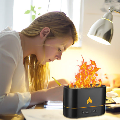 Calming Colorful Mist Tabletop Humidifier Lamp
