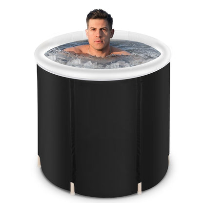 Compact Collapsible Ice Bath Tub for Athletic Recovery - Halri