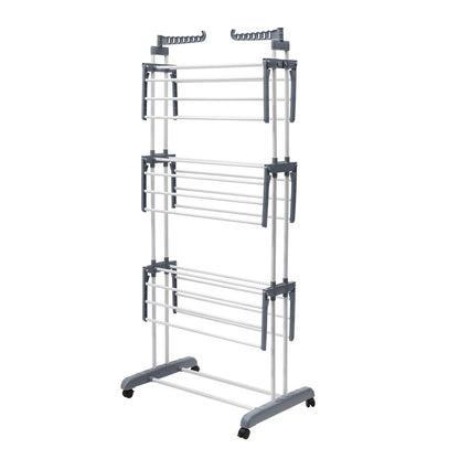 Compact Portable Steel Folding Clothes Drying Rack