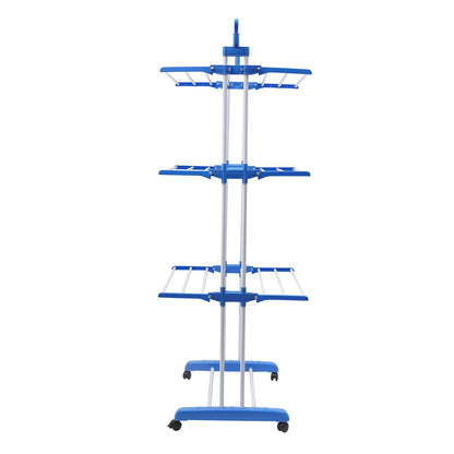 Compact Portable Steel Folding Clothes Drying Rack