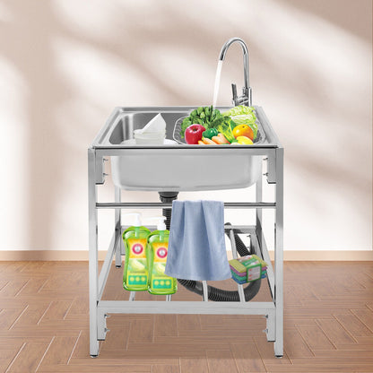 Big Durable Free Standing Laundry Utility Sink